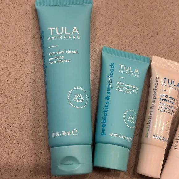 Tula Bundle - Cleanser, Day & Night Cream, Serum, and Bronzing Drops - Picture 3 of 10